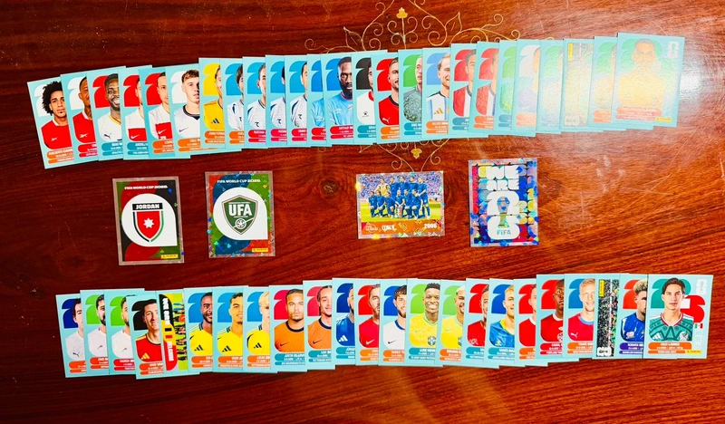 📍Lote 52 Cromos do Mundial 2026 da Panini