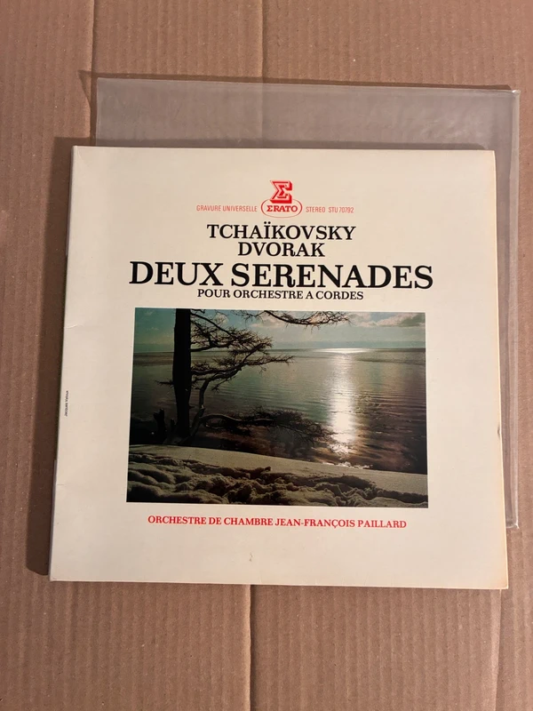 Vinyle 33T Tchaïkovsky Dvorak Paillard Erato STU 70792