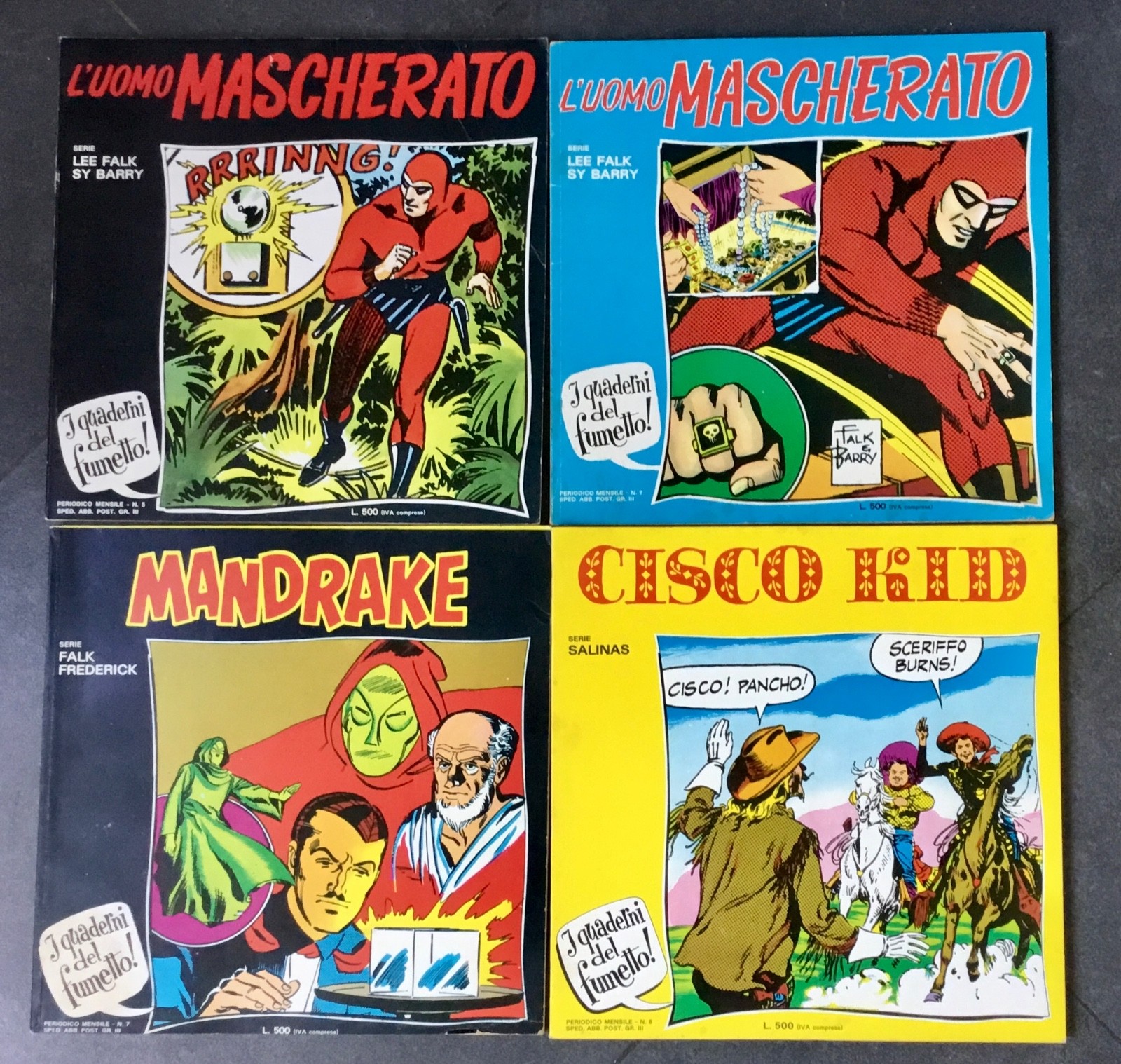 I QUADERNI DEL FUMETTO, lotto 9 volumi - vedi dettaglio