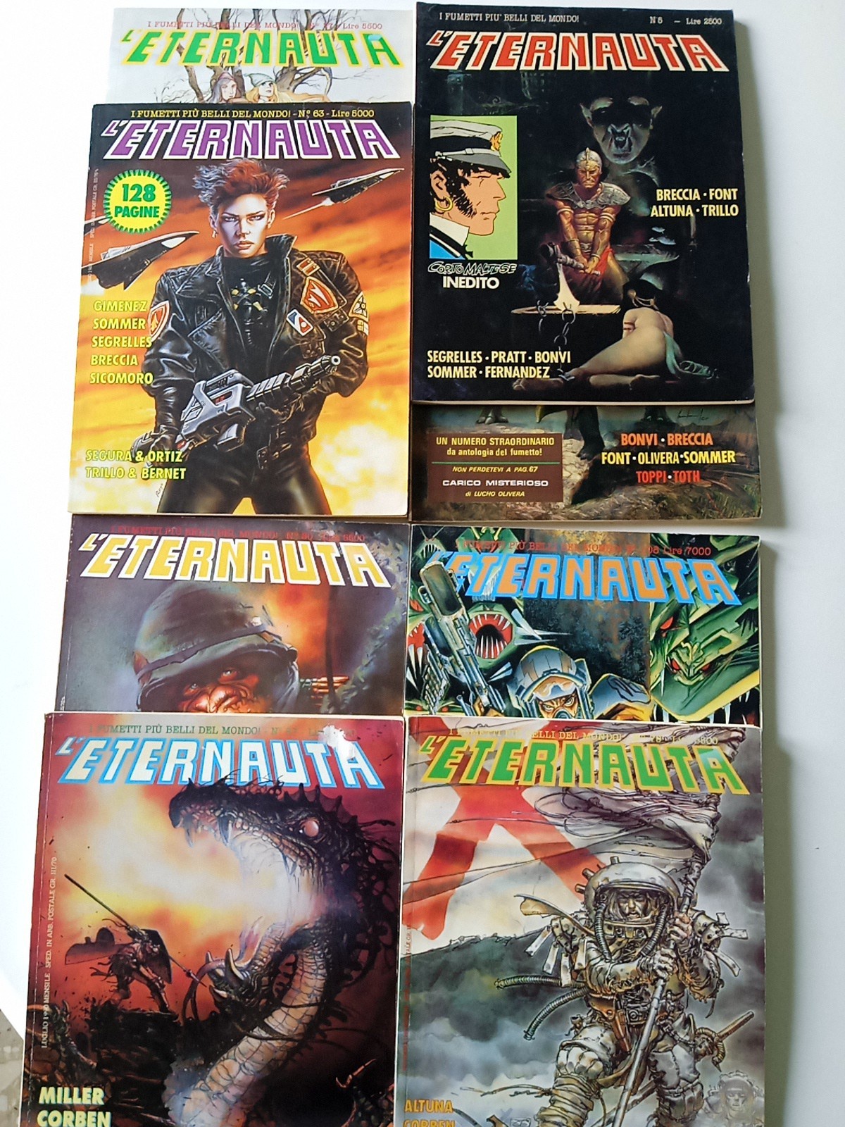 Lotto L' Eternauta N.5/8/63/77/79/80/87/108