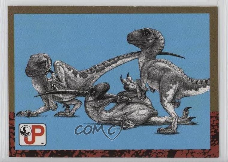 1993 Topps Jurassic Park Raptor Babies #86 16ad