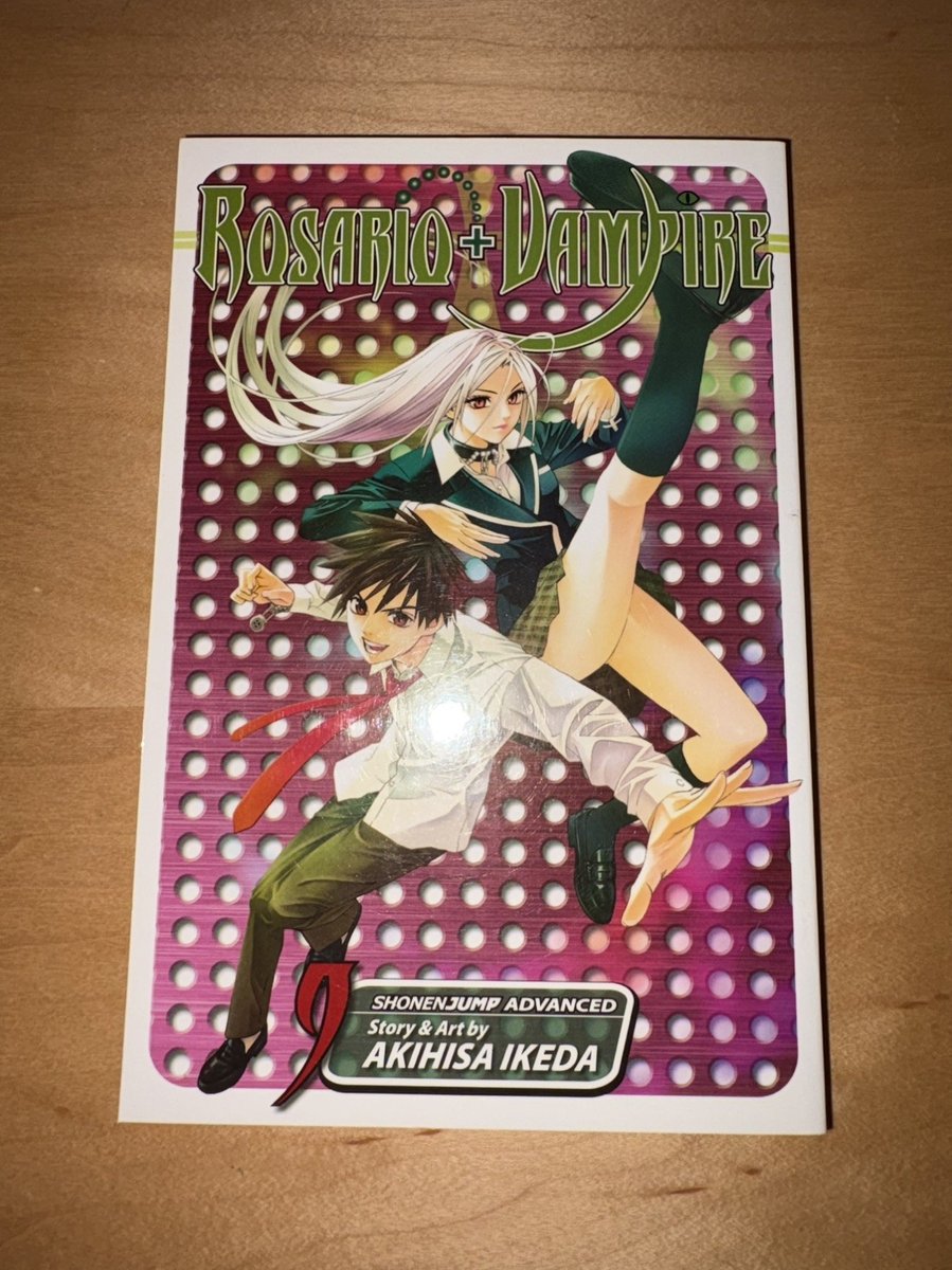 Rosario + Vampire Manga Vol 9 Copertina flessibile VIZ Media Shonen Jump Advanced