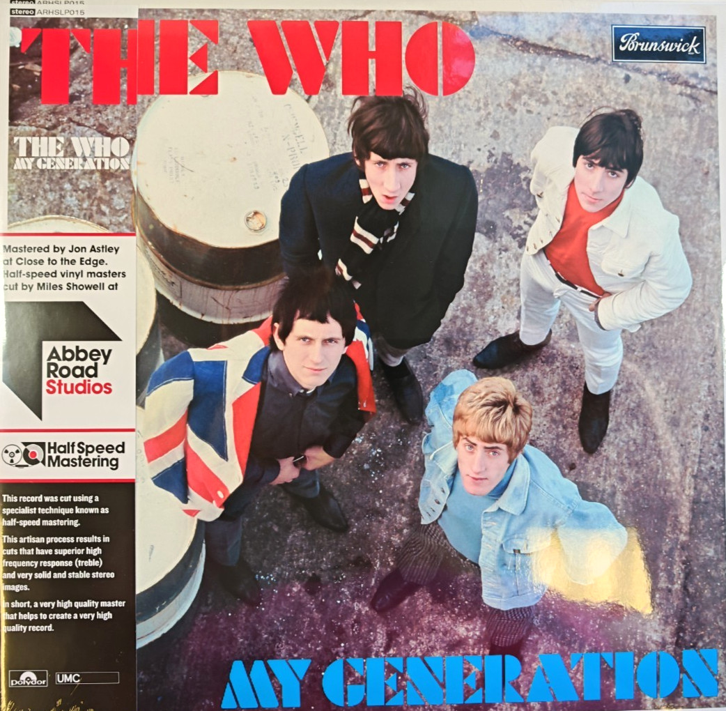 The Who My Generation LP Album vinyl record limited half speed remaster Abbey Rd