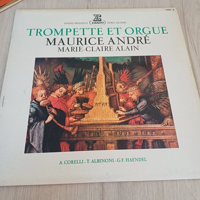 Disque 33t Trompette et orgue