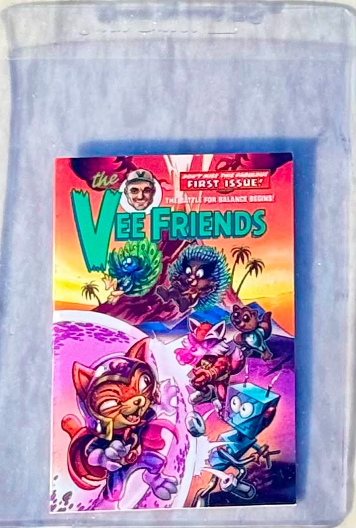 RARE - VeeFriends Mini Comic Issue #1 Battle For Balance - from Coin Box - Gary