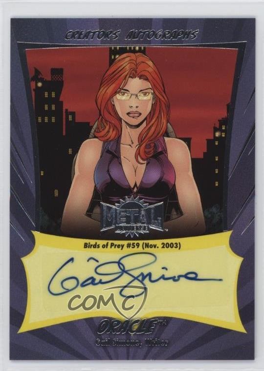 2025 Skybox Metal Universe Batman Creator #CA-GS Auto 4z8