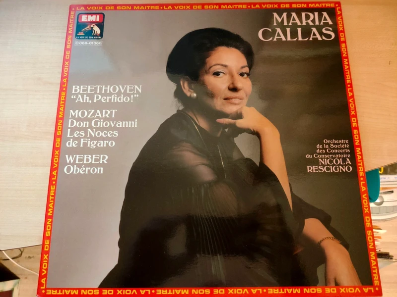 Maria Callas – Ah Perfido - Don Giovanni - Les Noces De Figaro - Obéron - Vinyle 33 tours