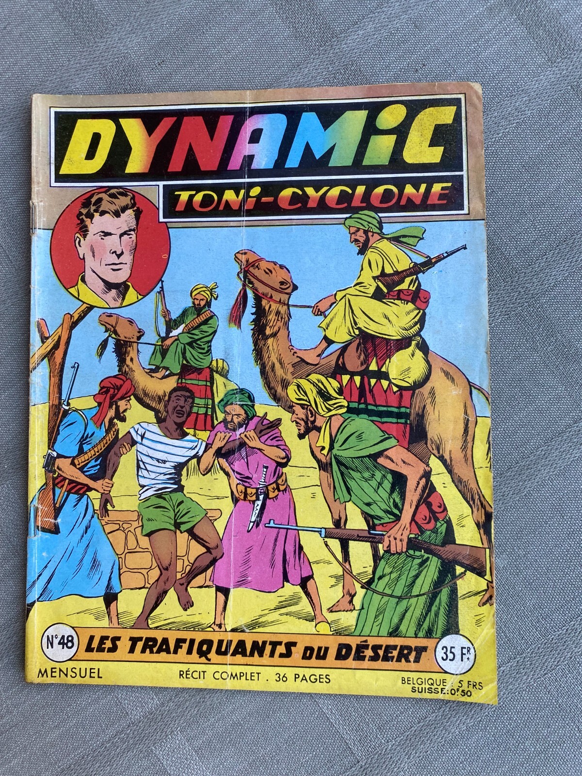 Dynamic Toni-Ciclone N 48 i Trafficanti Del Deserto Settembre 1956 Stato Livelli