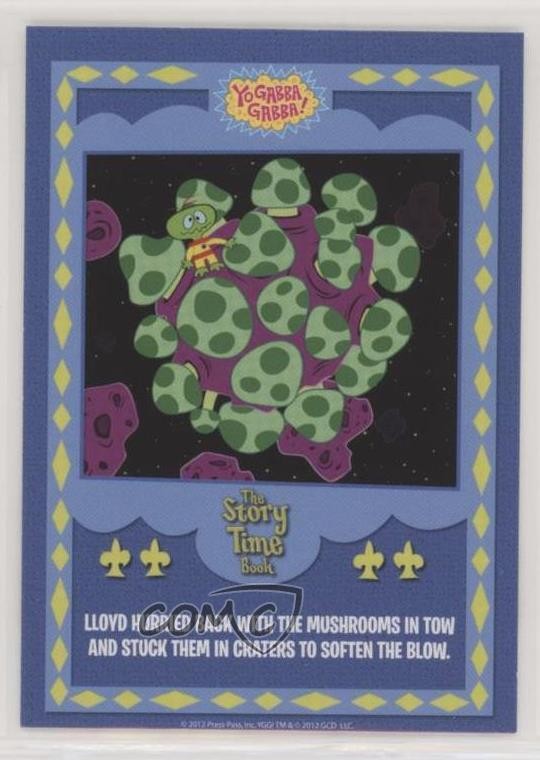 Pass Stampa Yo Gabba Gabba 2012! Adesivi La Storia Libro del Tempo #80 0b5