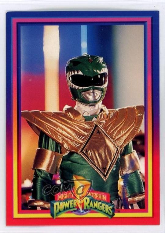 1994 Mighty Morphin Power Rangers Serie 1 Hobby The Green Ranger #37 00l8