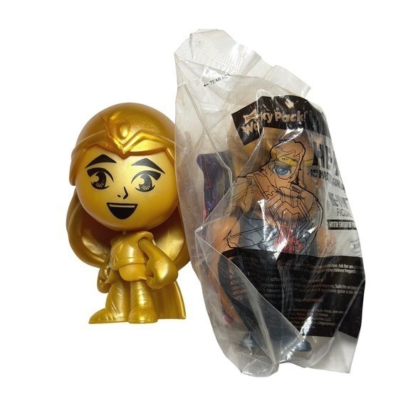 Sonic Wacky Pack Masters of the Universe He-Man She-Ra Gold Figure Set 2023