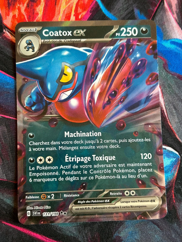 Coatox EX 131/198 EV01 Pokémon FR