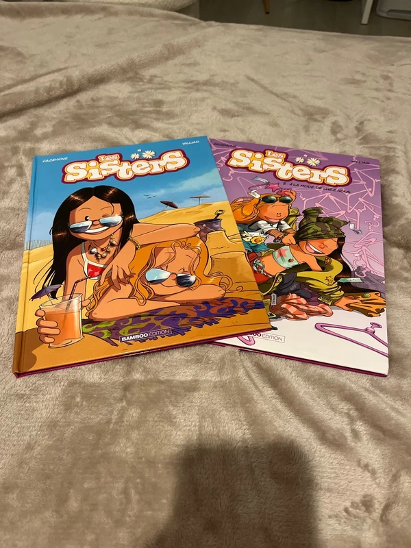 Lot de deux, bandes dessinées les Sisters