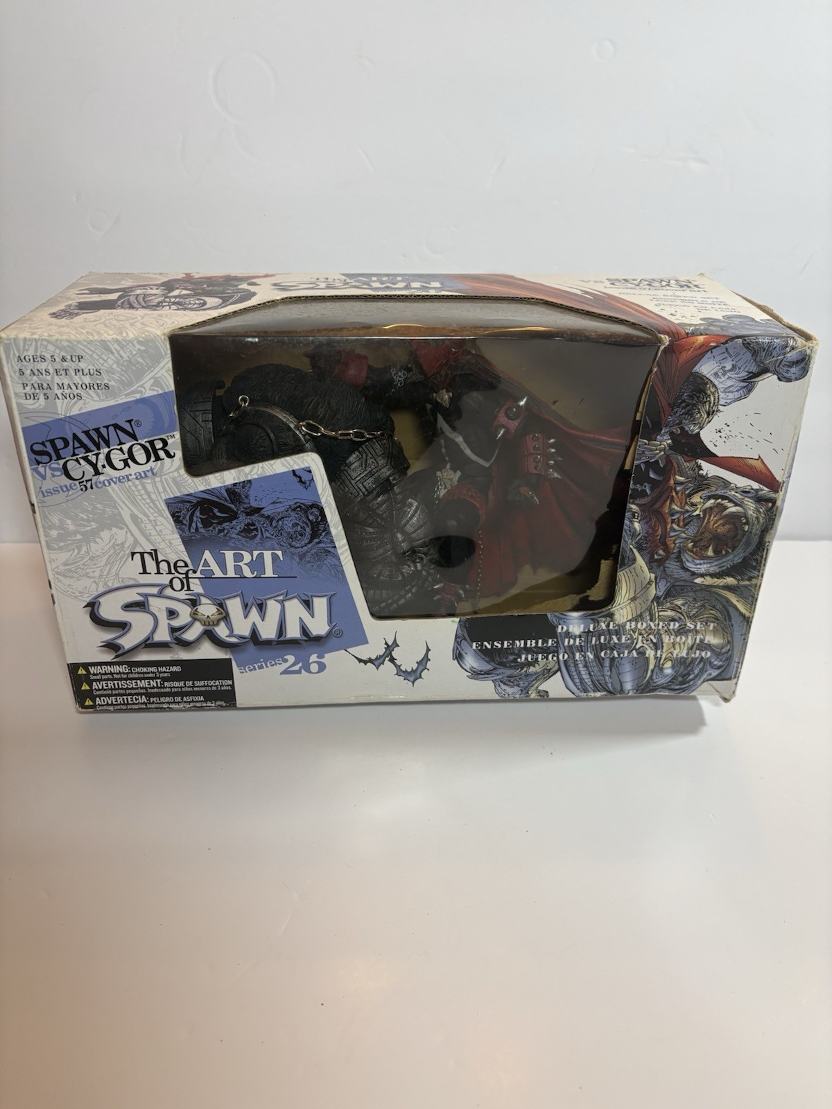 Pre-Owned Spawn VS Cy-Gor The Art of Spawn Series 26 Issue 57 Cover Art  Box