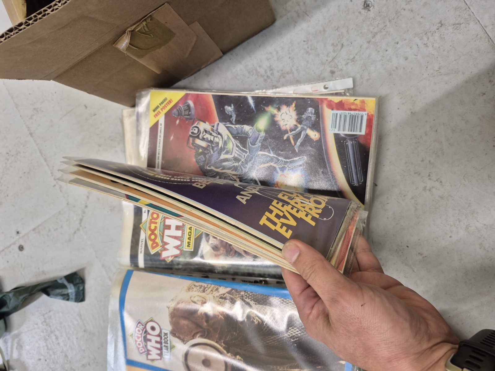 Doctor Who magazines, books, CDs bundle