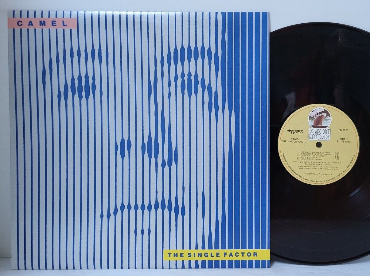CAMEL The Single Factor 1982 LP Passport PB 6013 - Play Tested EX *J2