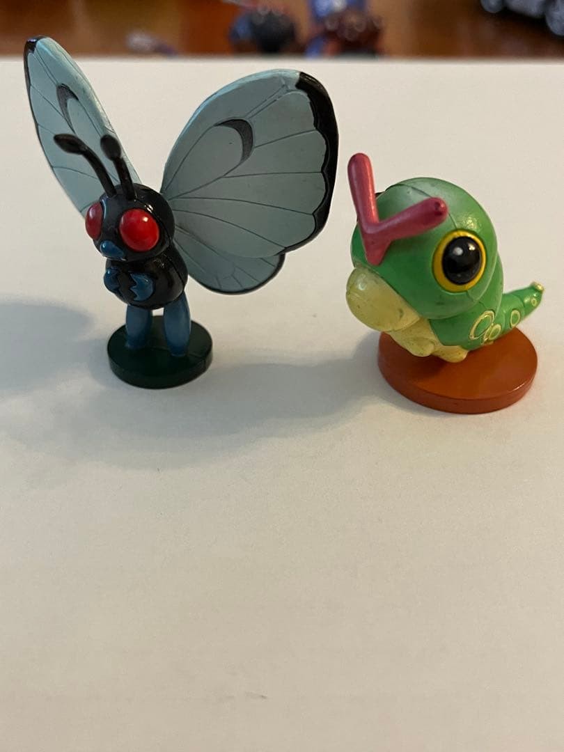 Pokémon Figures: Butterfree, Caterpie (Early MonColle Series)