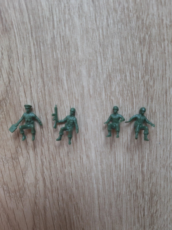 Atlantic schaal 1/76: Infantry with jeep (set 105)