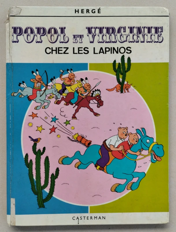 BD Popol et Virginie Chez Les Lapinos Hergé