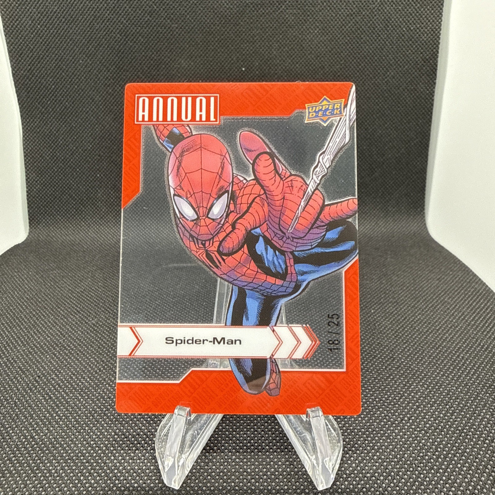 2022-23 Marvel Annual Spider-Man #85 Crystal Clear numero di serie 18/25