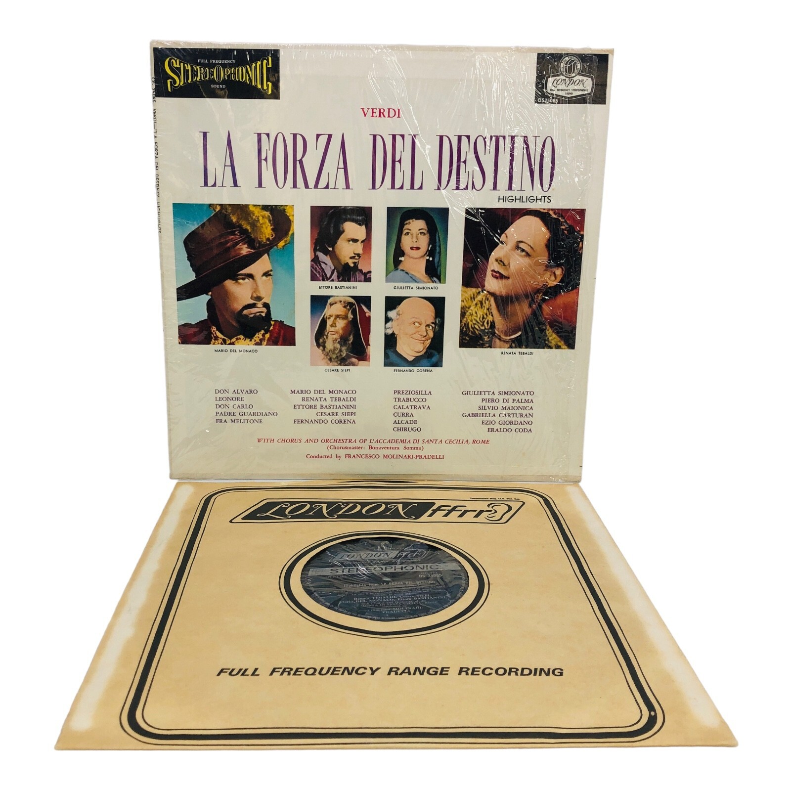 Verdi La Forza Del Destino Vinyl LP Chorus Orchestra London Decca Record OS25085