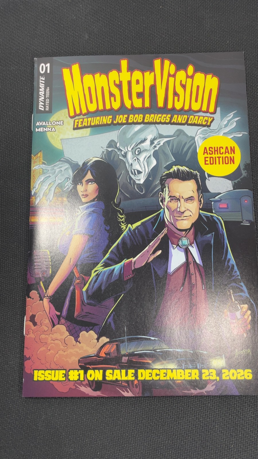 MonsterVision Featuring Joe Bob Briggs and Darcy #1 Ashcan Edition Dynamite