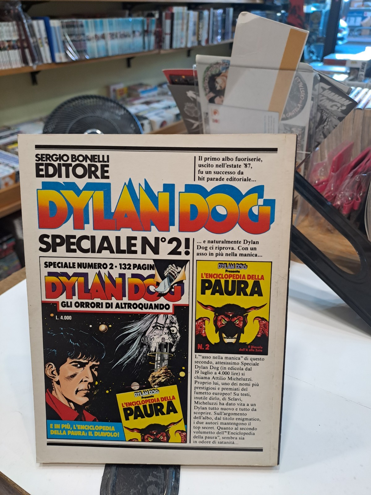 DYLAN DOG N. 4  PRIMA EDIZ. ORIGINALE SENZA BOLLINO OTT/EDICOLA (LEGGI DESCRIZ.)