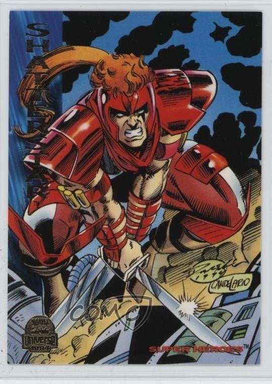 1994 Fleer Marvel Universe Series V Super Heroes Shatterstar #117 c2s