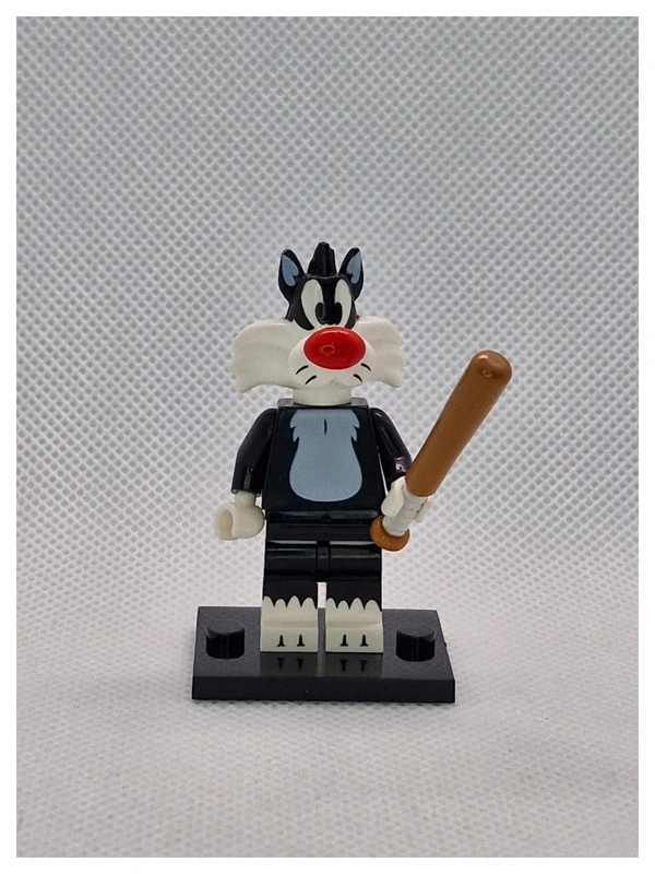 Personnage type Lego – grosminet (Lego-style Character – Looney Tunes – Sylvester)