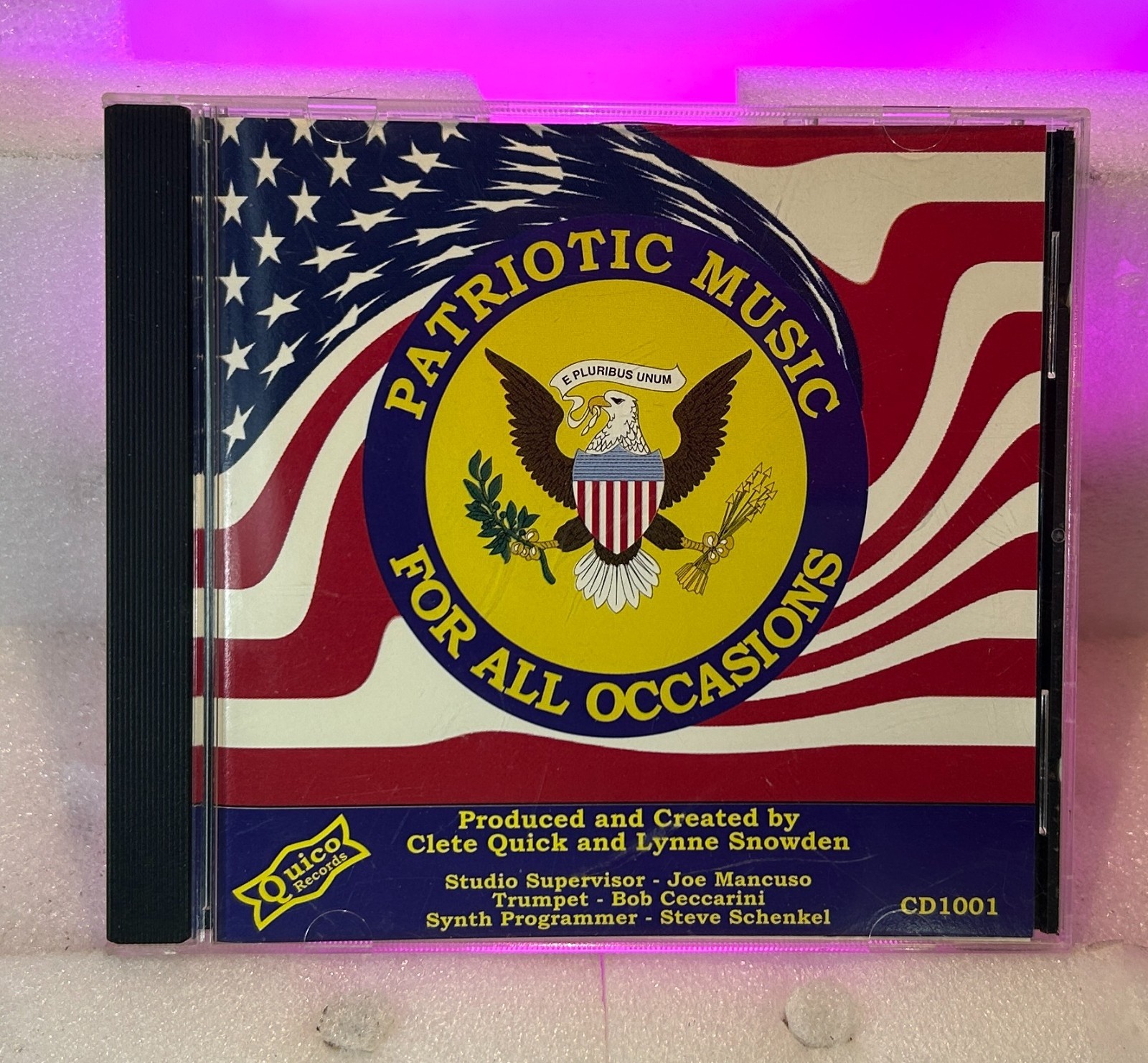 Patriotic Music For All Occassions (CD, 2001) W/ Case, Tested