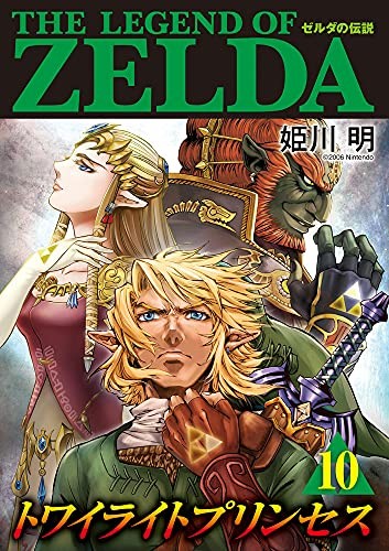 The Legend of Zelda Twilight Princess 10 manga fumetto giapponese Fr... forma libro JP