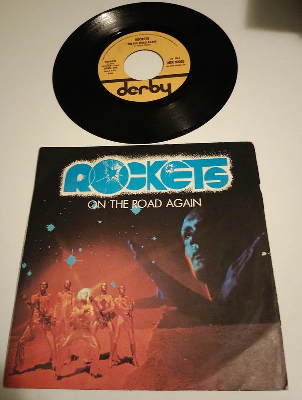 rockets - on the road again / cosmic race (45 giri, 1978)