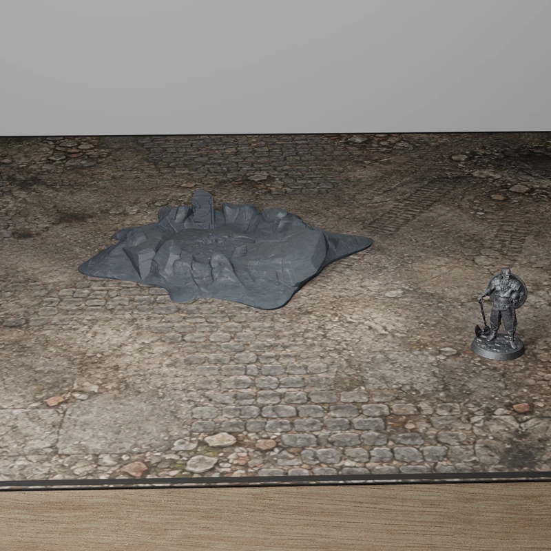 Crater F - Wargame Scenery 32mm