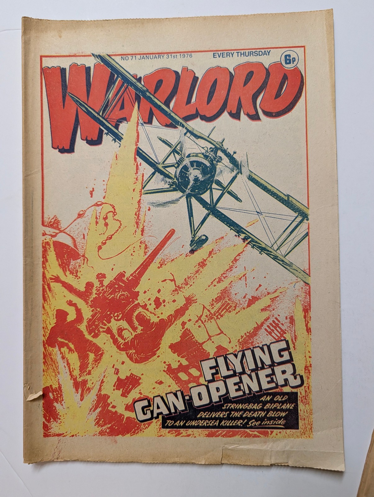 Warlord Comic No 71, January 31st 1976.