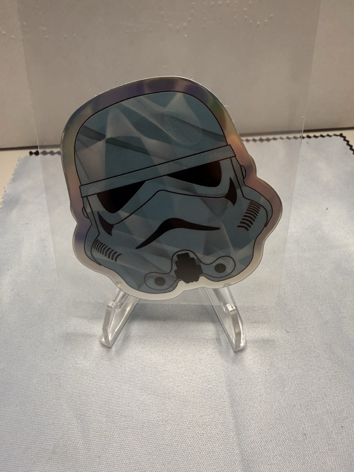 2026 Topps Chrome Star Wars Stormtrooper Command Helmet Card #SC-20