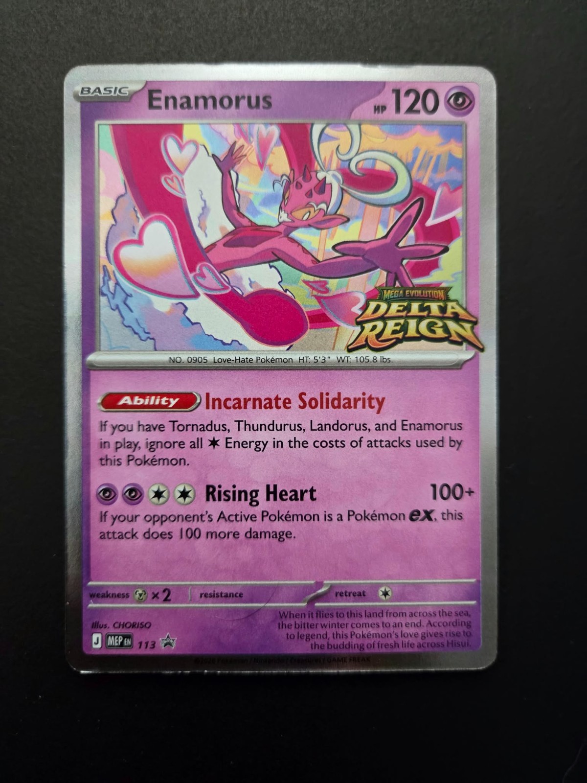 Pokemon TCG Enamorus MEP 113 ME6: Delta Reign English M/NM