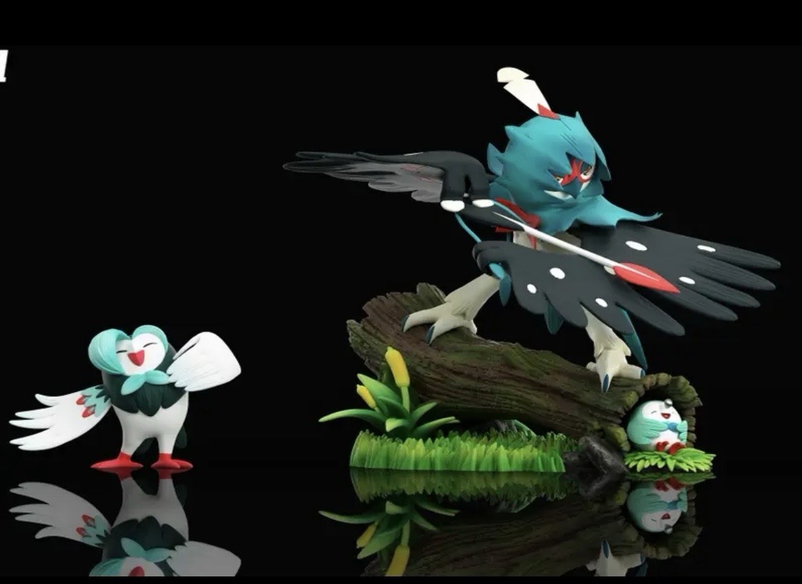 Pokemon Scale World 1/20 Rowlet & Dartrix & Decidueye
