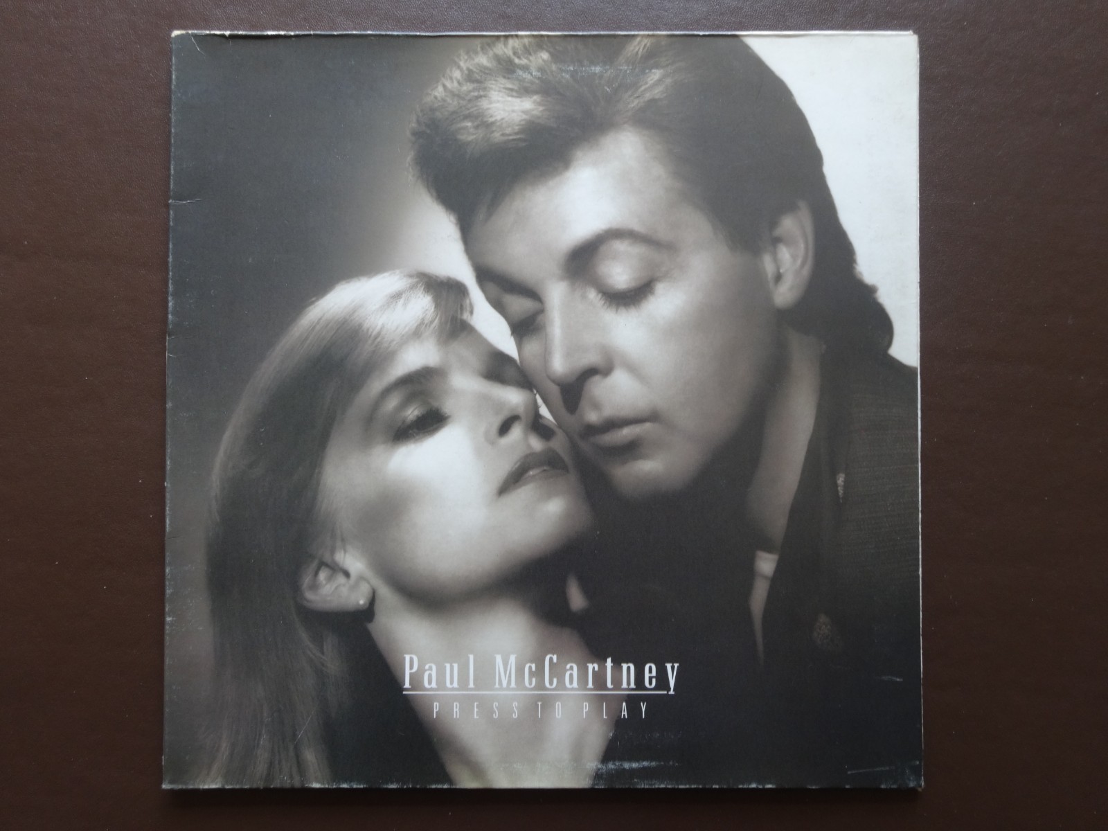 PAUL McCARTNEY (Beatles) 1986 UK ALBUM 'PRESS TO PLAY' VINYL LP STEREO  EX/VG/EX