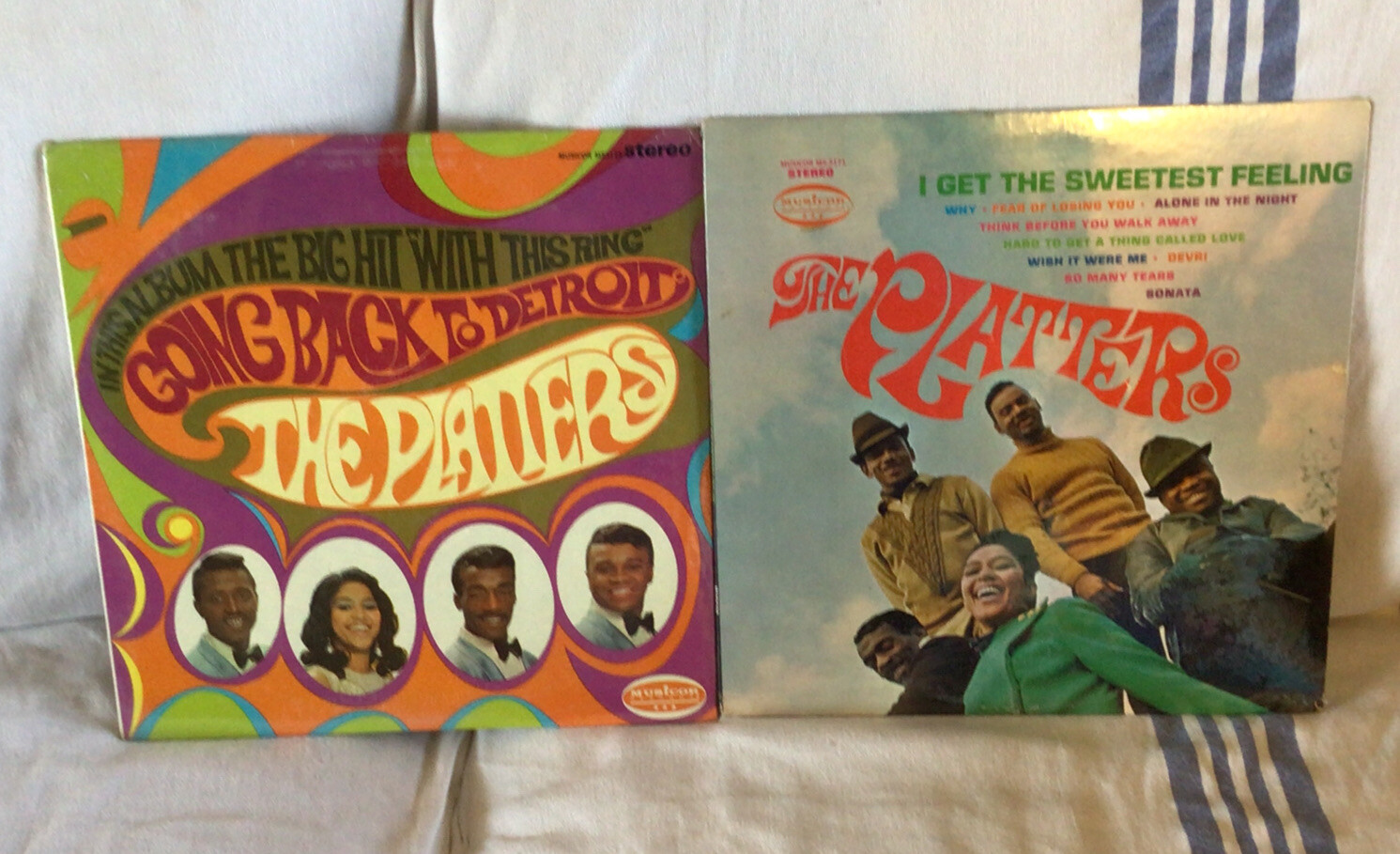 The Platters. Sealed LP lot Get The Sweetest Feeling + Back To Detroit Original
