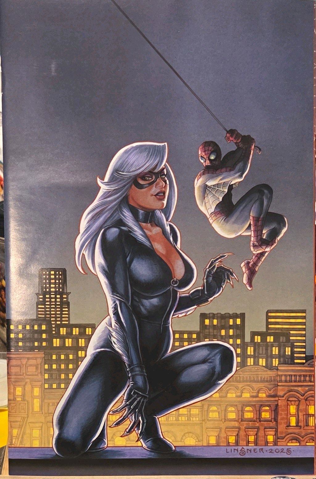 Marvel The Amazing Spider-Man #4 217 Exclusives Linsner Store Variant Cover
