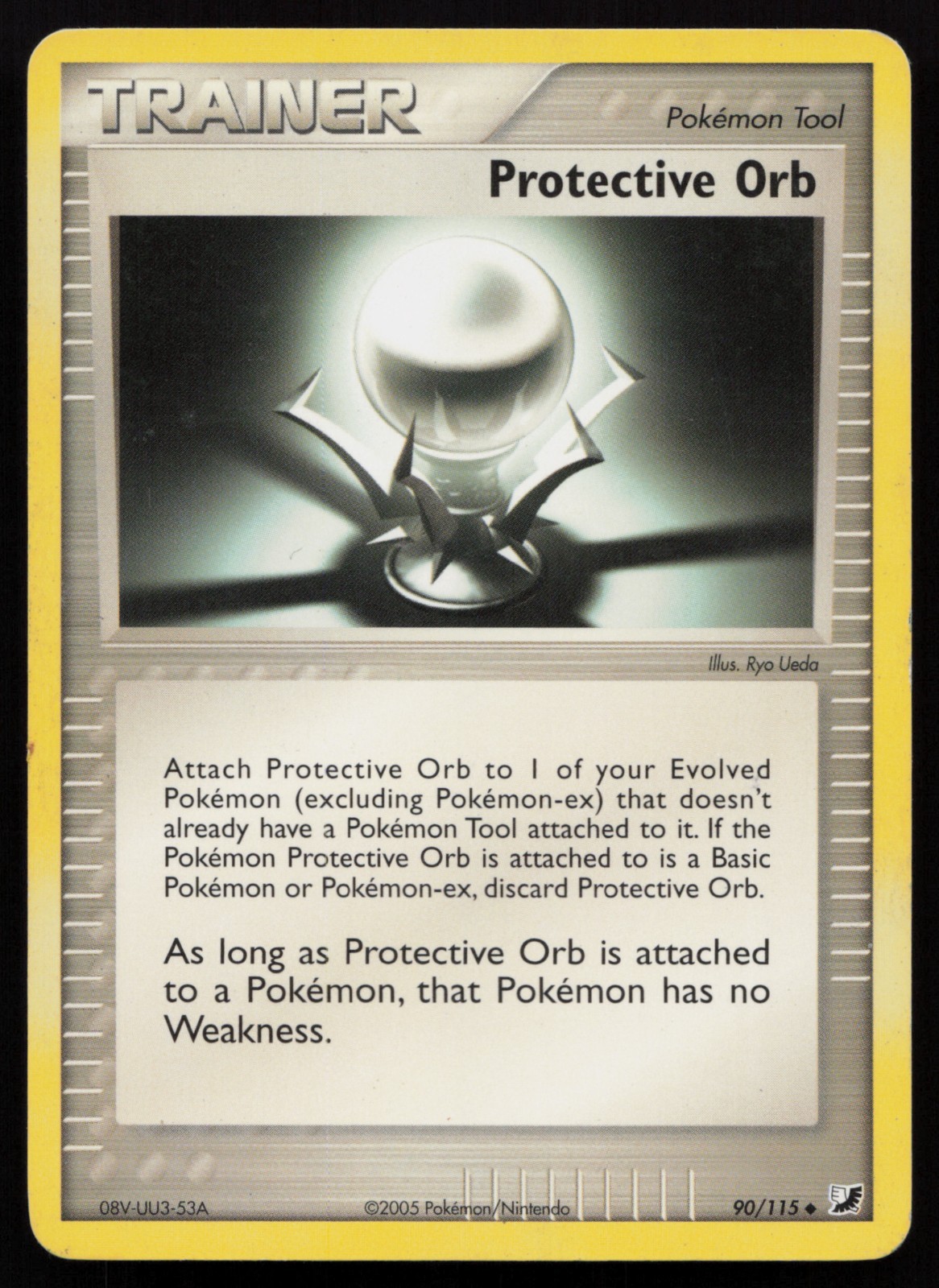 POKEMON TCG PROTECTIVE ORB 90/115 EX UF UNCOMMON NON HOLO ENG 2005 TRAINER TOOL
