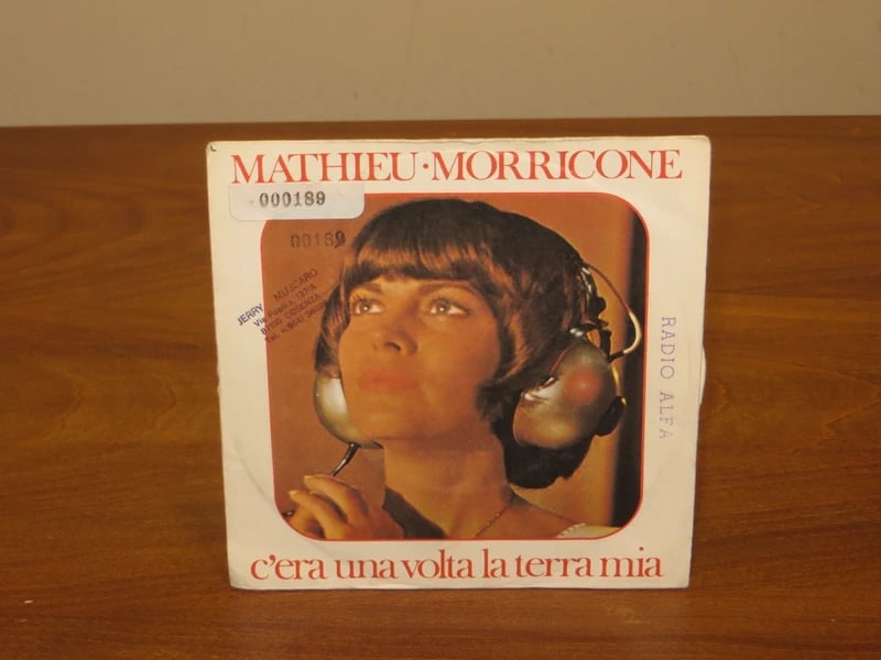 45 giri Mireille Mathieu con Ennio Morricone