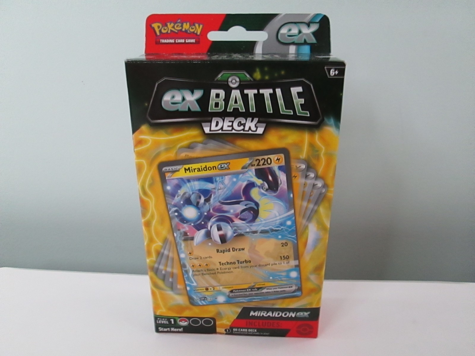 Pokemon Miraidon Ex Battle Deck nuovo in confezione sigillata