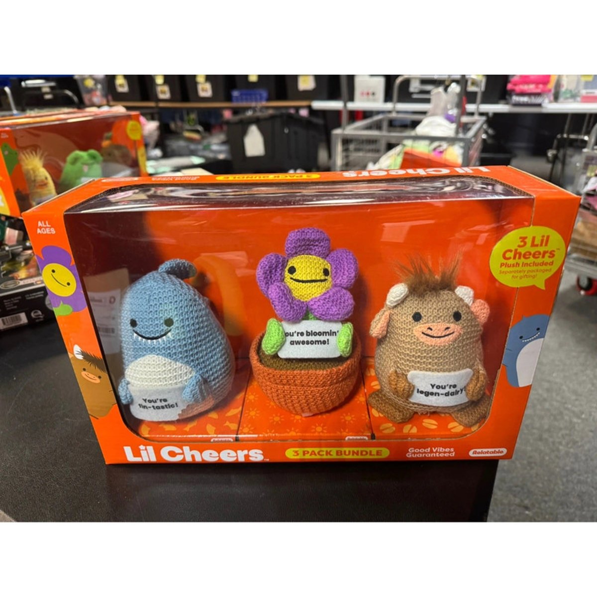 NWT 3 Pack of Lil Cheers Good Vibes Plushies