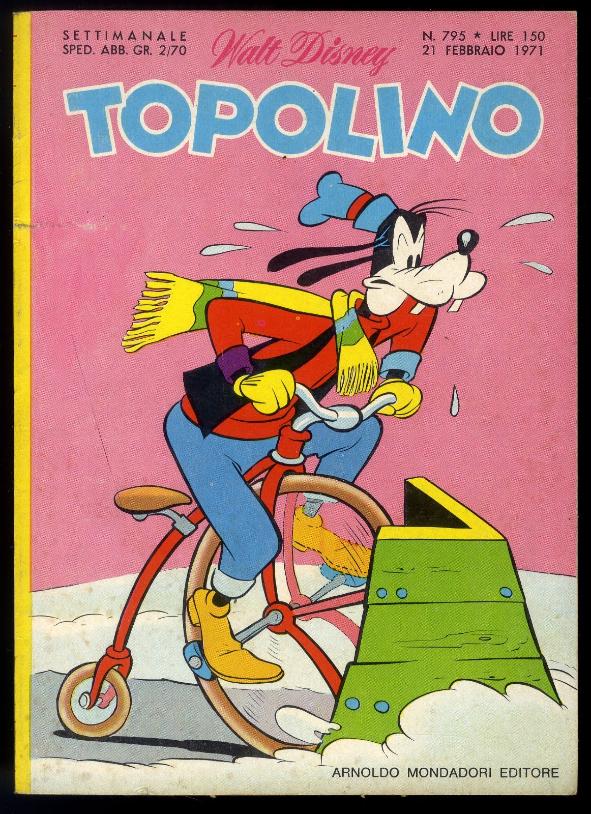 TOPOLINO N° 795 - 21 FEBBRAIO 1971 - CON BOLLINI - CONDIZIONI BUONO / OTTIMO *