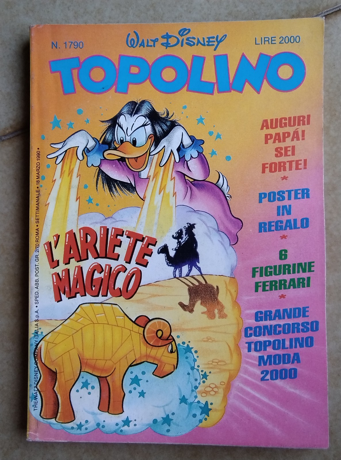 Topolino n. 1790 del 18/3/1990 - Ed. Mondadori