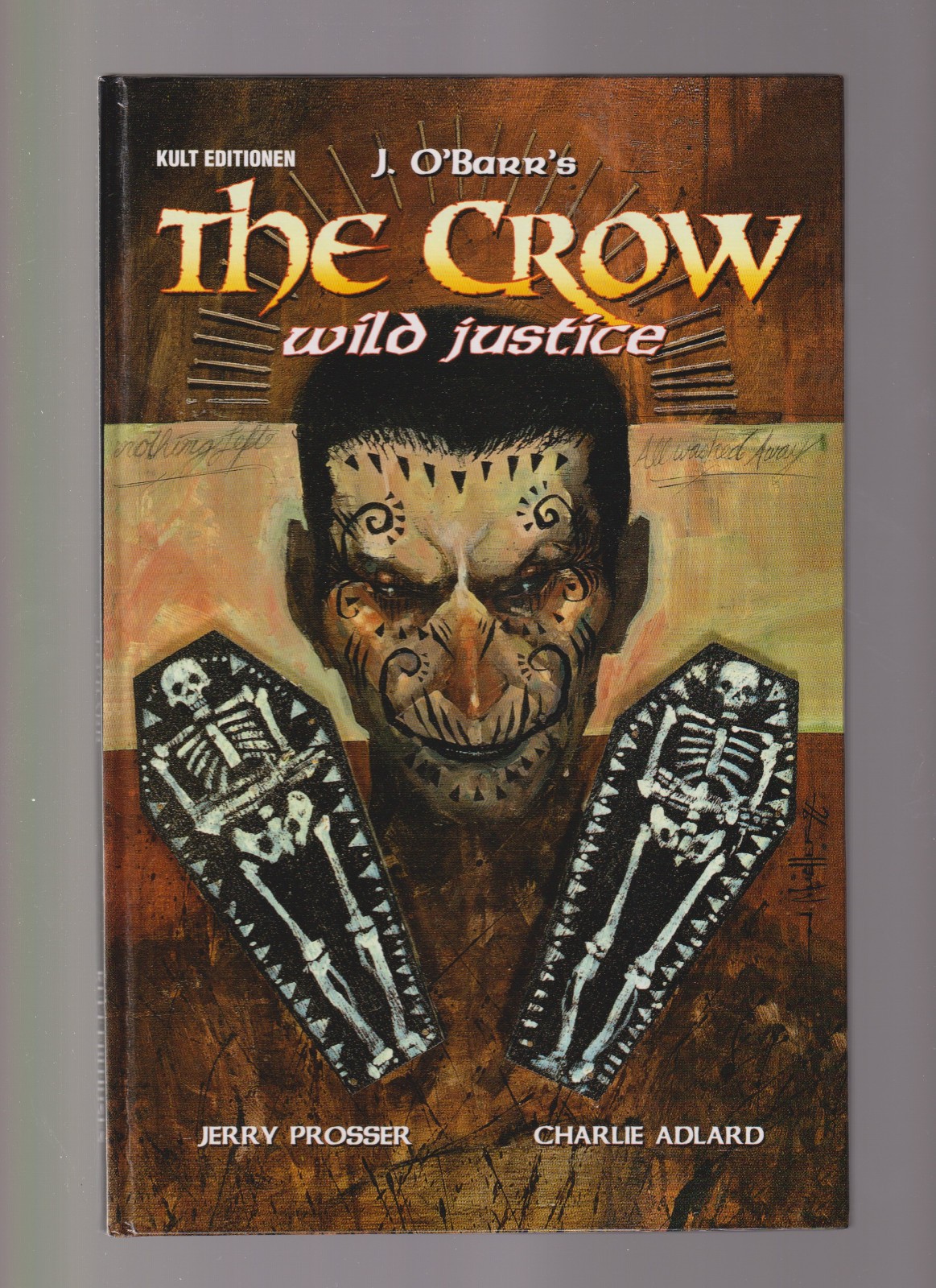 the crow / wild justice edizione cult edizione copertina rigida in lingua tedesca