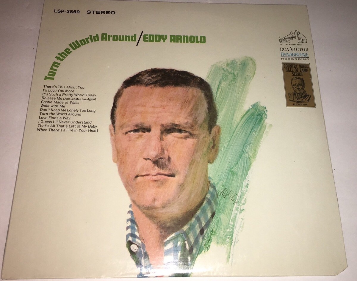 Eddy Arnold Turn The World Around Vinyl Record Album Sealed Country Music LP 02