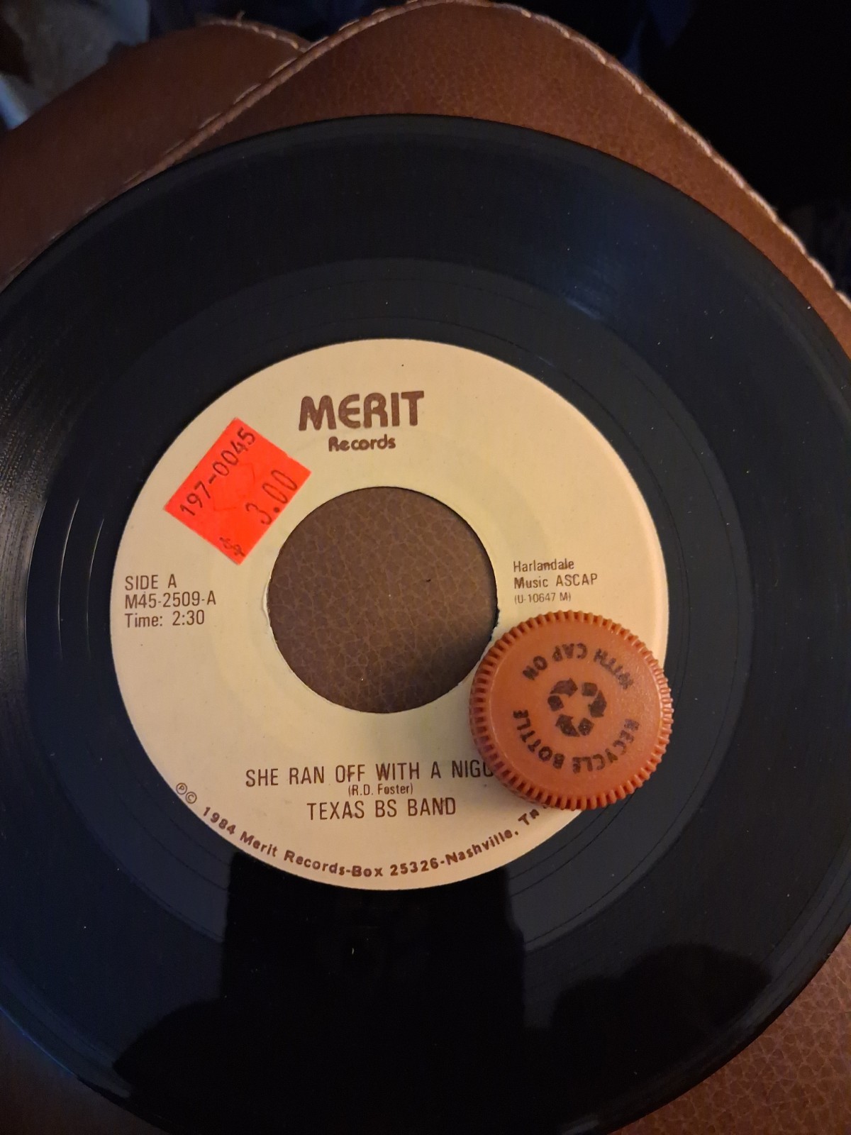 Texas B. S. Band - Cotton-Eyed Joe 7" Single 1984 Merit Country Dance 45 RPM