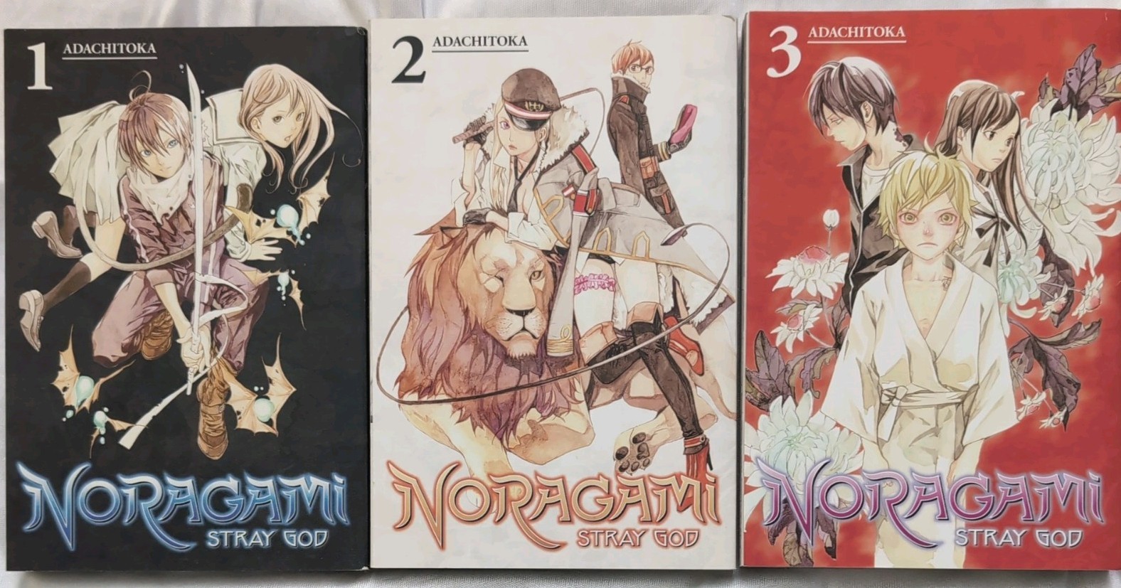 Lotto Manga Noragami Stray God Vol 1 2 3 Adachitoka Kodansha Starter Set Inglese